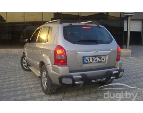 Задняя защита "Poly" для Kia Sportage